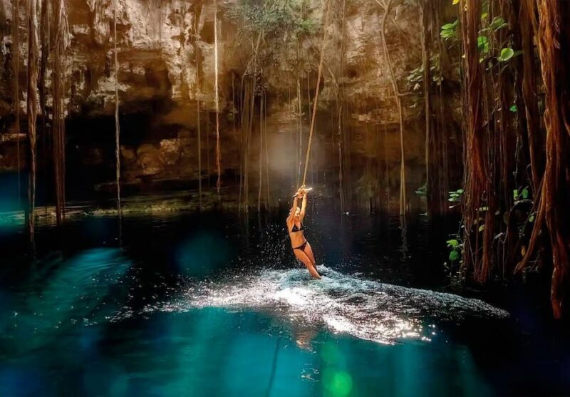 From Riviera Maya: Chichen Itza, Suytun and Ik-Kil Cenote - Key Points