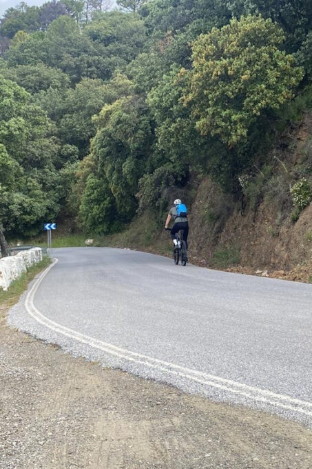 From Ronda: Guided Cycling - Blue Village - Moderate Level - Group Size and Language