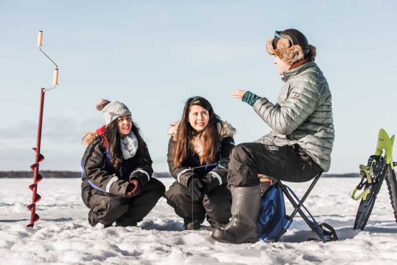 From Rovaniemi: Snowshoeing and Ice Fishing Tour - Tour Overview