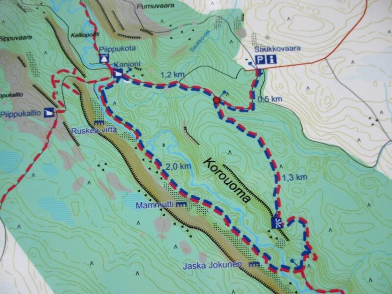 From Rovaniemi:Korouoma Canyon and Frozen Waterfalls Tour - Canyon Specifications