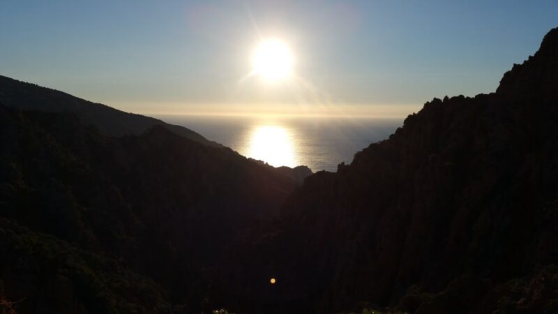 From Sagone/Cargese: Sunset Piana and Snorkeling - Panoramic Views of Piana Creeks