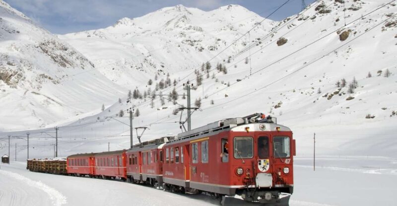 From Saint Moritz: Bernina Train Ticket With Winery Tasting - Scenic Journey
