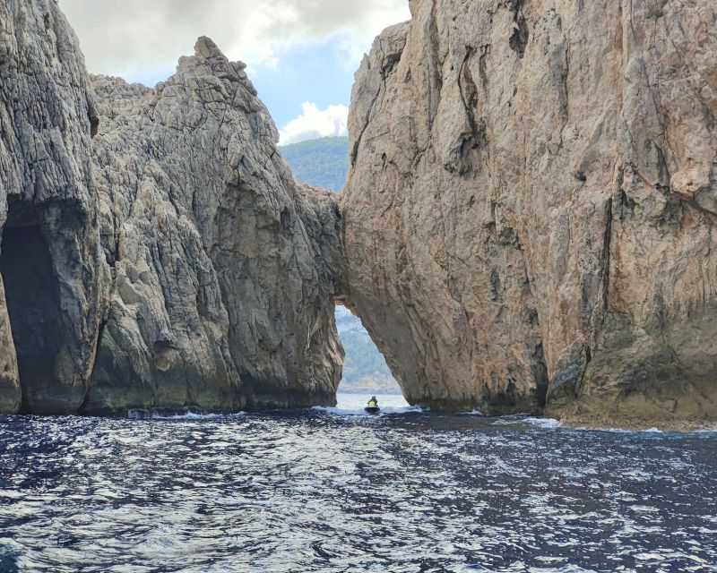From San Antonio: Jet Ski Tour to Cala Aubarca With Swimming - Jet Ski Tour to Cala Aubarca