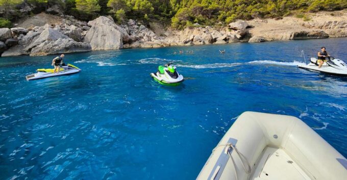 From San Antonio: Jet Ski Tour to Cala Aubarca With Swimming - Important Considerations