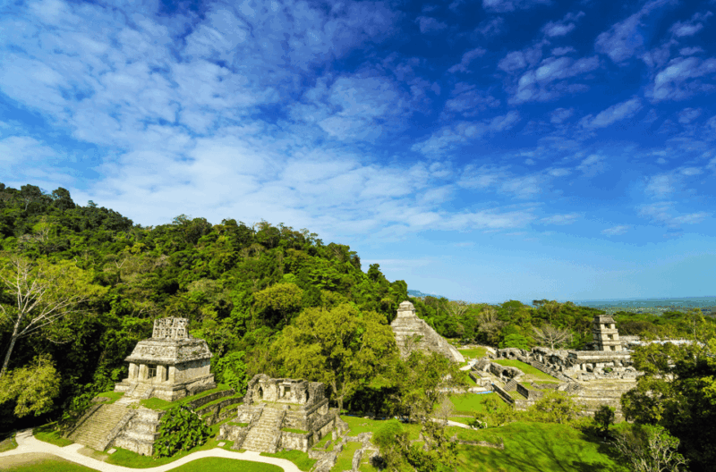 From San Cristóbal: Agua Azul and Palenque Day Trip - Exploring Palenque Ruins