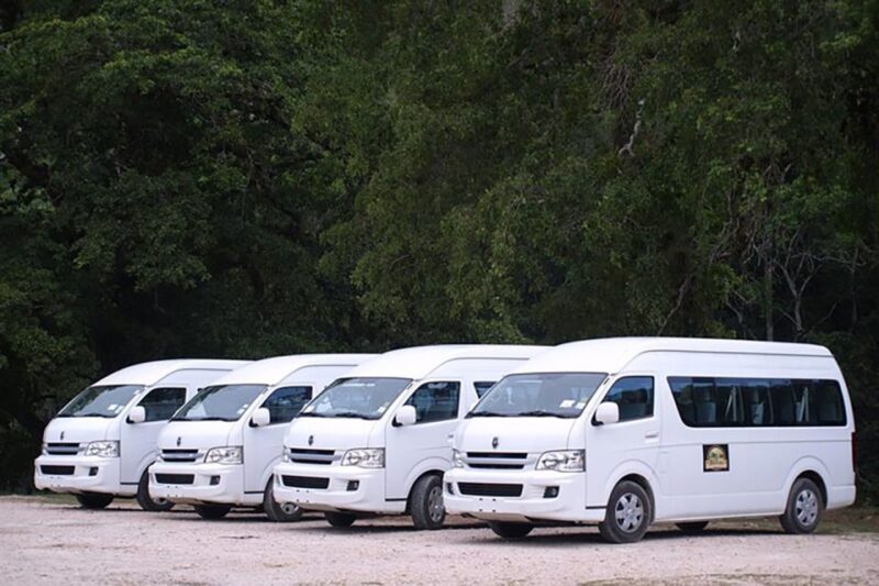 From San Ignacio: Van Transfer To Flores Peten in Guatemala - Shuttle Features