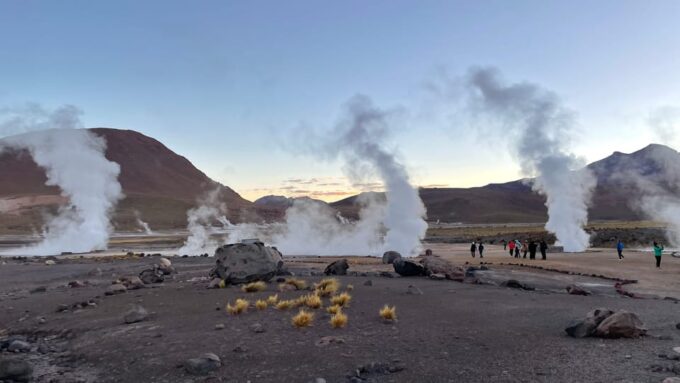 From San Pedro De Atacama: Tatio Geysers and Machuca Tour - Geyser Field Exploration