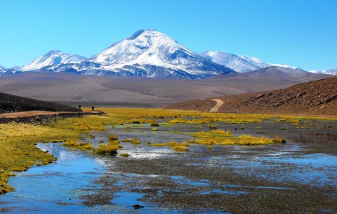 From San Pedro De Atacama: Tatio Geysers and Machuca Tour - Mountain Road Scenery