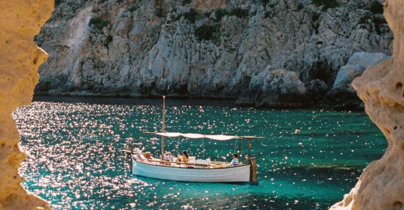 From Sant Josep: Es Vedra & Atlantis Sailboat Cruise - Itinerary Details
