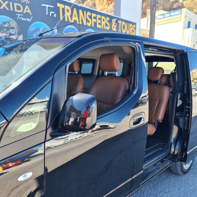 From Santorini Airport: 1-Way Private Transfer to Santorini - Transportation Details