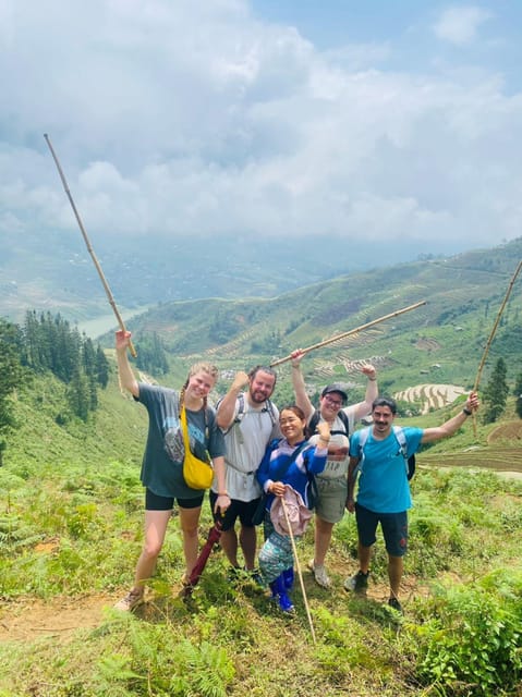 From Sapa: Trek 2 Day - Rice Terrace - Homestay in Ta Van - Day 2: Trek to Giang Ta Chai