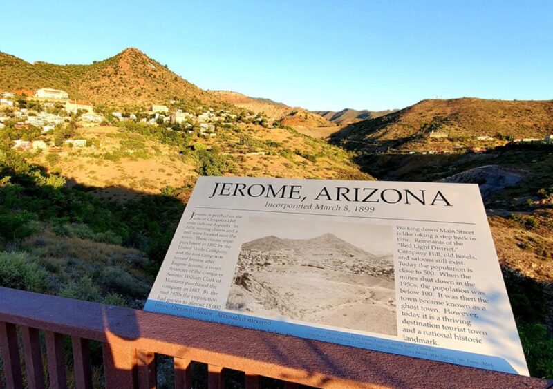 From Sedona: Jerome and Tuzigoot National Monument Day Trip - Itinerary and Highlights