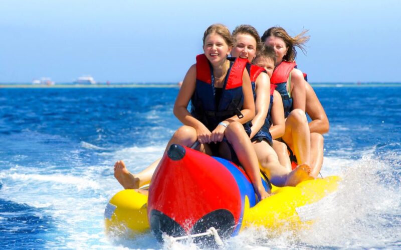 From Sharm: Parasailing, Glass Boat, Watersports, and Lunch - Parasailing Experience