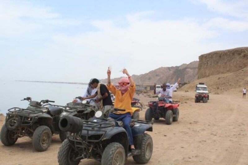 From Sharm: Red Canyon, Dahab, ATV, Camel & Snorkeling Tour - Itinerary Highlights