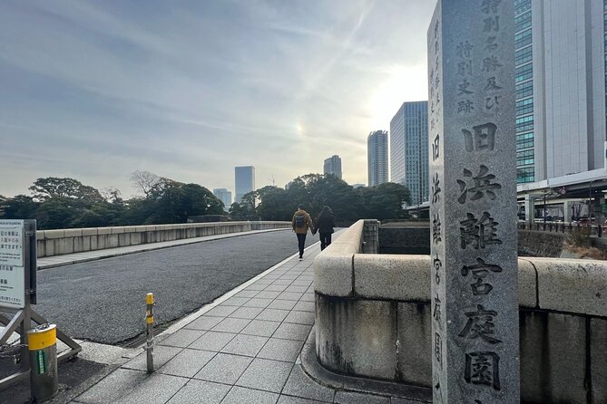 From Shimbashi to Hama Rikyu Gardens Walking Tour - Strolling Through Shinbashi Neighborhood