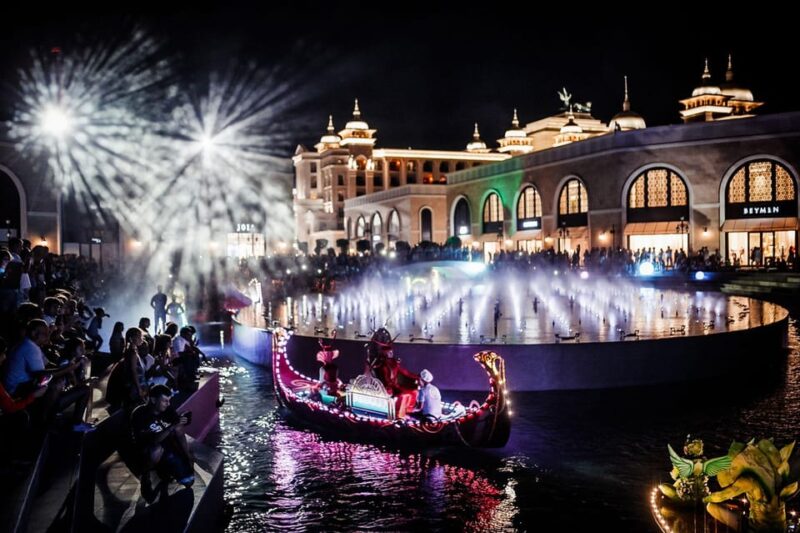 From Side: Land Of Legends Night Show With Transfer - Key Points