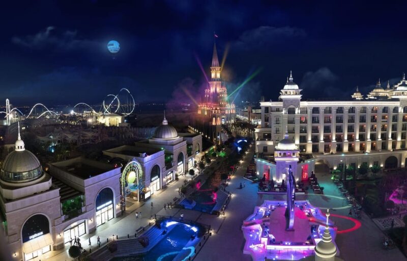 From Side: Land Of Legends Night Show With Transfer - Show Details