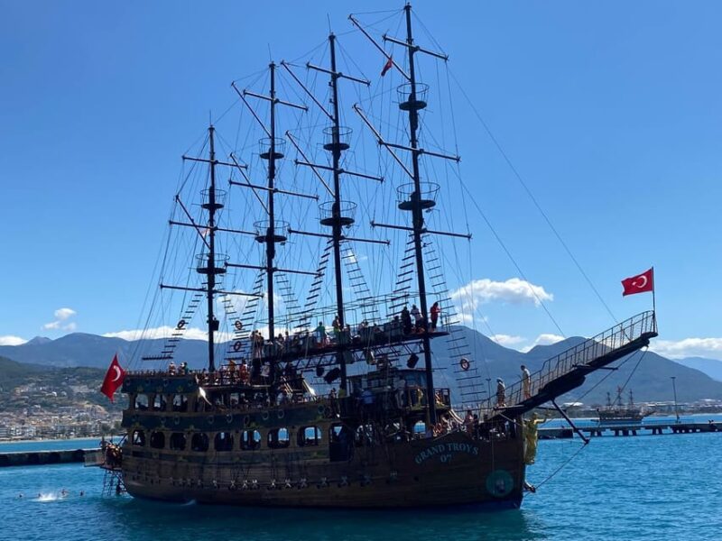 From Side: Pirate Boat Tour to Alanya With Lunch - Key Points