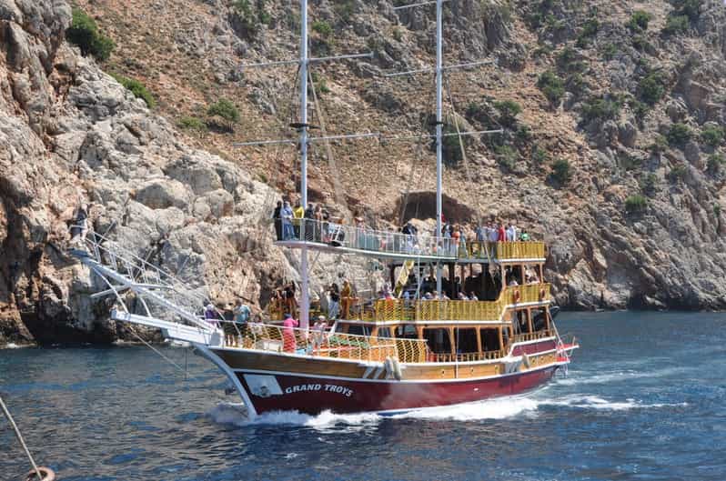From Side to Alanya: Relax Boat Tour With Lunch and Swimming - Inclusions and Amenities
