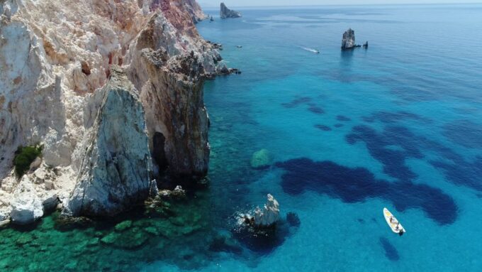 From Sifnos: Private Speedboat Trip to Poliegos Island - Enjoying Mirsini Beach