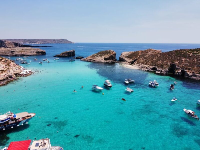 From Sliema: Comino, Crystal Lagoon, and Blue Lagoon Cruise - Exploring Comino Sea Caves