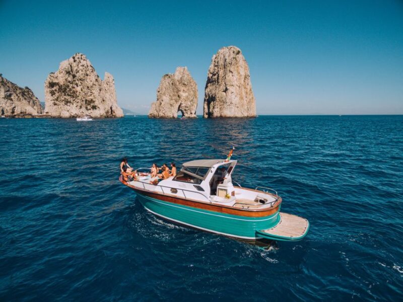 From Sorrento: Capri and Blue Grotto Half-Day Boat Tour - Boat Cruise and Stops