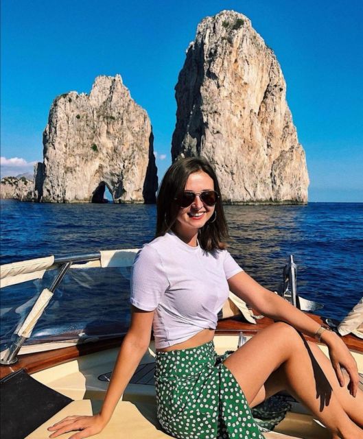 From Sorrento: Capri Boat Trip With City Visit & Swim Stops - Scenic Views and Attractions