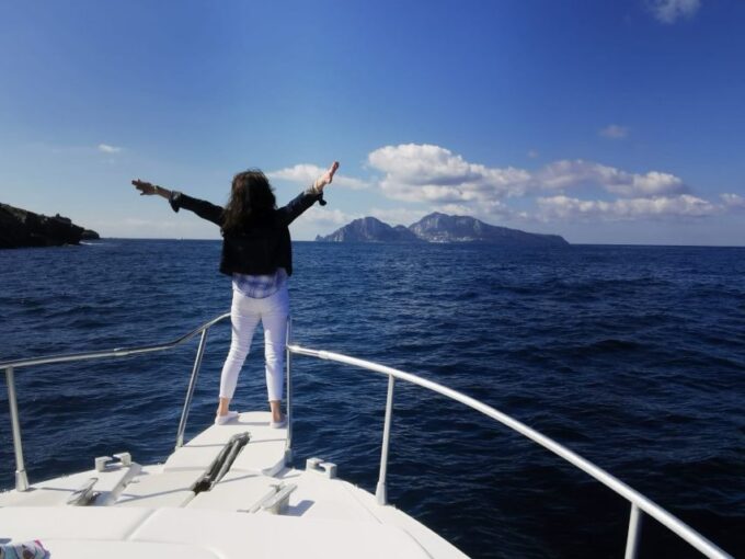 From Sorrento: Capri Boat Trip With Snorkeling and Drinks - Boat Features and Amenities