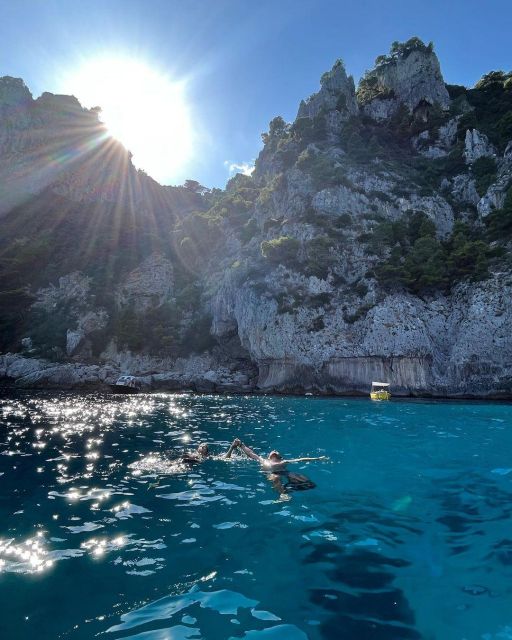 From Sorrento: Capri Half Day Yacht Tour - Inclusions