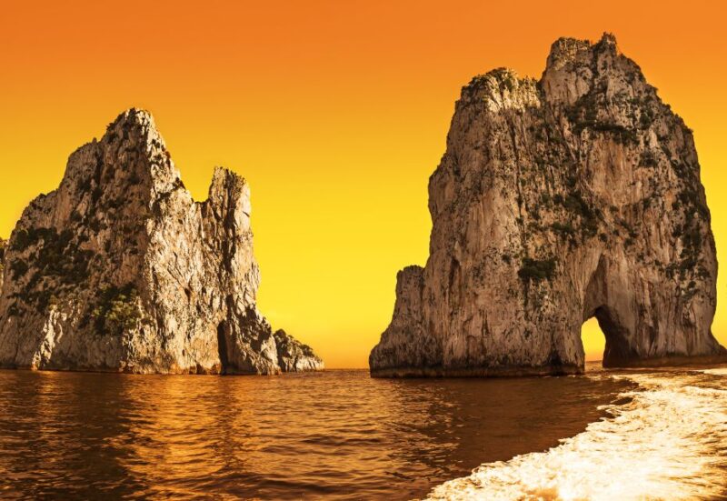 From Sorrento: Private Sunset Cruise With Stop for Dinner - Onboard Amenities