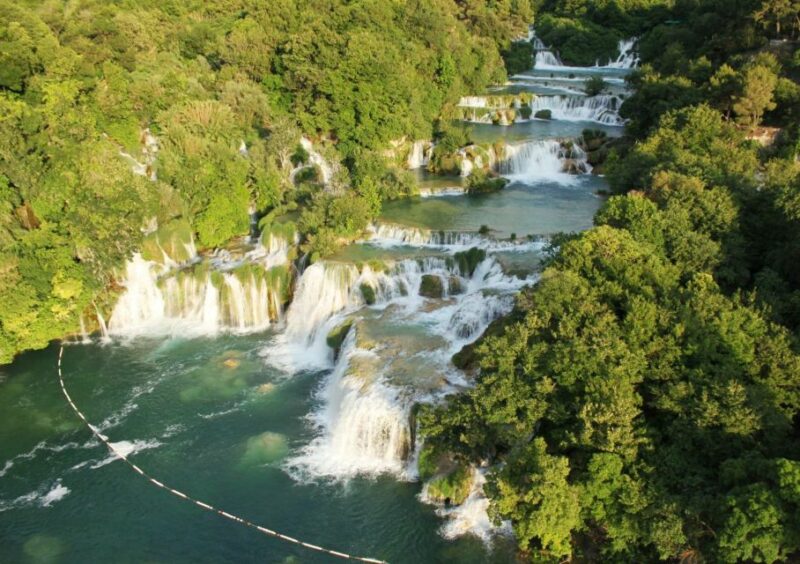 From Split or Trogir: NP Krka Bike Tour & Primošten - Itinerary