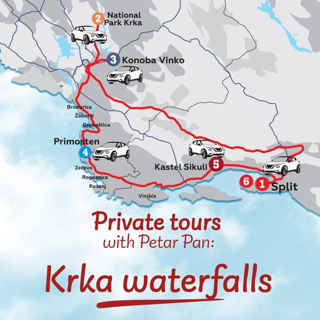 From Split: Private Tour to Krka, PrimošTen With Winetasting - Savoring Croatian Cuisine and Wine