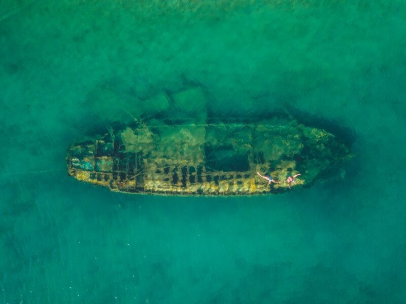 From Split: Trogir & Blue Lagoon Boat Tour With Snorkeling - Krknjaši Blue Lagoon
