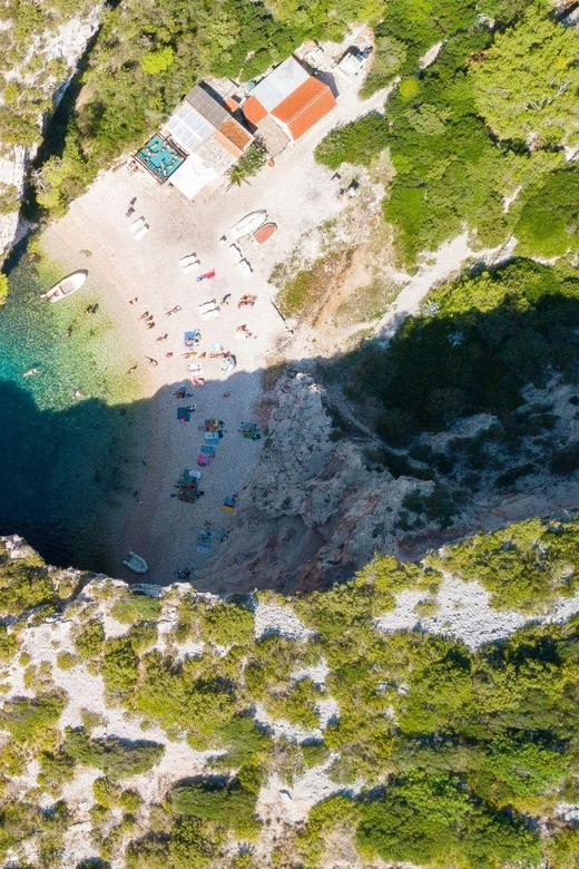 From Split:DIVING & BLUE CAVE 6 ISLAND TOUR WITH LUNCH - Meeting Point and Location