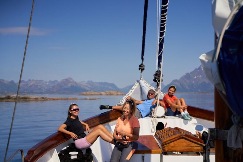 From Svolvær: Lofoten Islands Midnight Sun Luxury Sail - Duration and Capacity