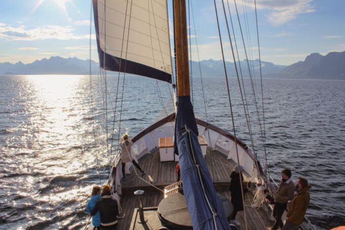 From Svolvær: Lofoten Islands Midnight Sun Luxury Sail - Adventure Upgrade