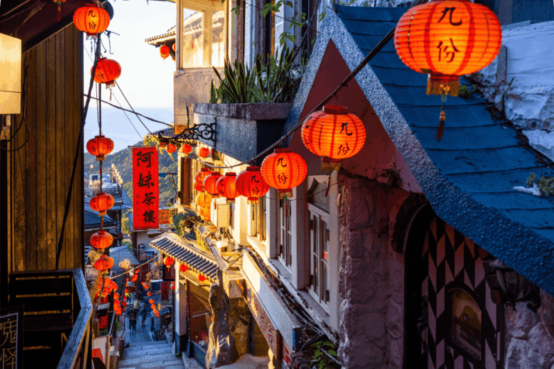 From Taipei : Yangmingshan, Yehliu, Jiufen, Shifen Day Tour - Jiufen Old Street