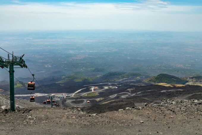 From Taormina: Mount Etna Tour to 2900M With Cable Car - Cable Car Adventure