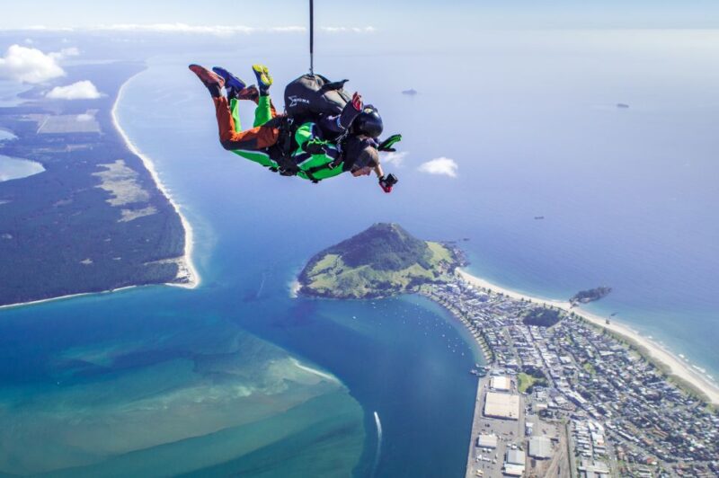 From Tauranga: Skydive Over Mount Maunganui - Freefall Exhilaration