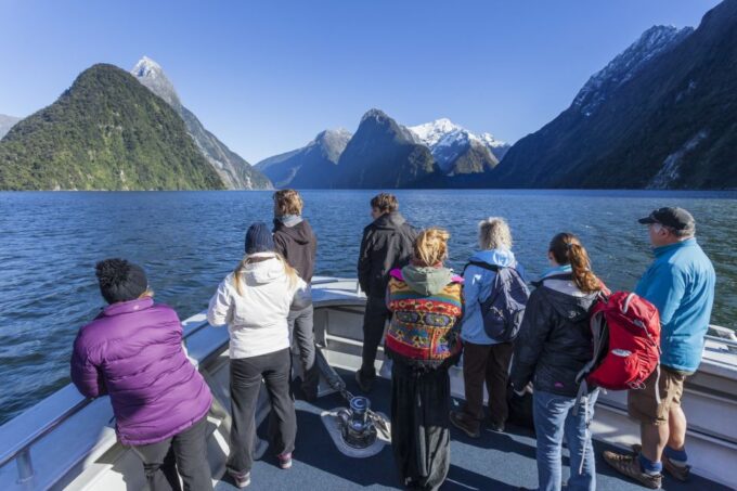 From Te Anau: Milford Sound Coach, Cruise, and Walks - Small-Group Boat Cruise