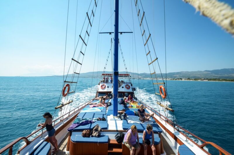 From the Port of Kos: Full Day Boat Cruise to 3 Islands - Onboard Experience