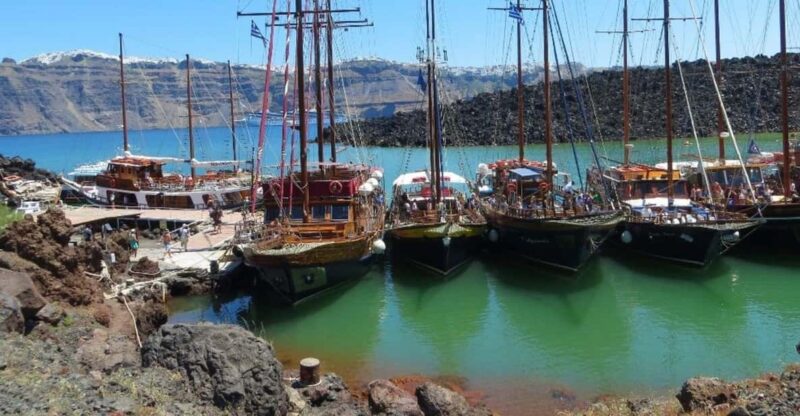 From Thera: Thirasia Cruise W/ Volcano Hike and Hot Springs - Key Points