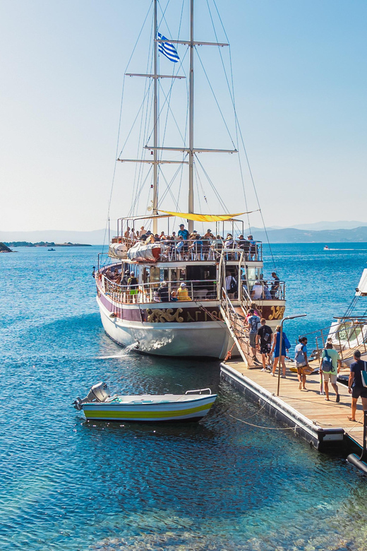 From Thessaloniki: Halkidiki Blue Lagoon Cruise With Lunch - Key Points