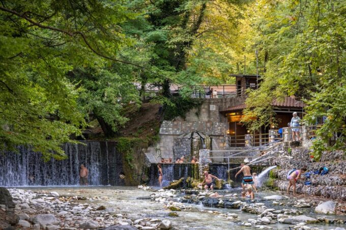 From Thessaloniki: Pozar Baths & Edessa Waterfalls - Therapeutic Springs at Pozar Baths