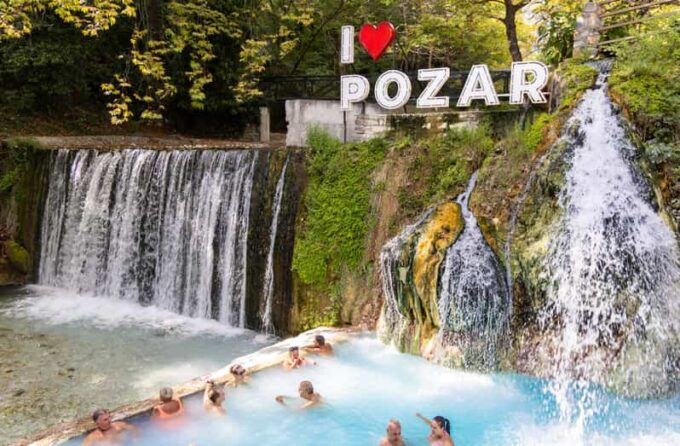 From Thessaloniki: Pozar Baths & Edessa Waterfalls Day Tour - Reserve and Pay Later Option