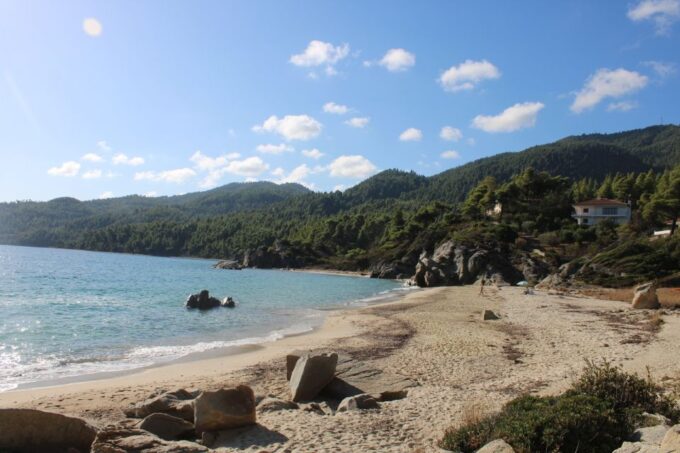 From Thessaloniki: Sithonia Beaches and Scenic Villages Tour - Fava Beach