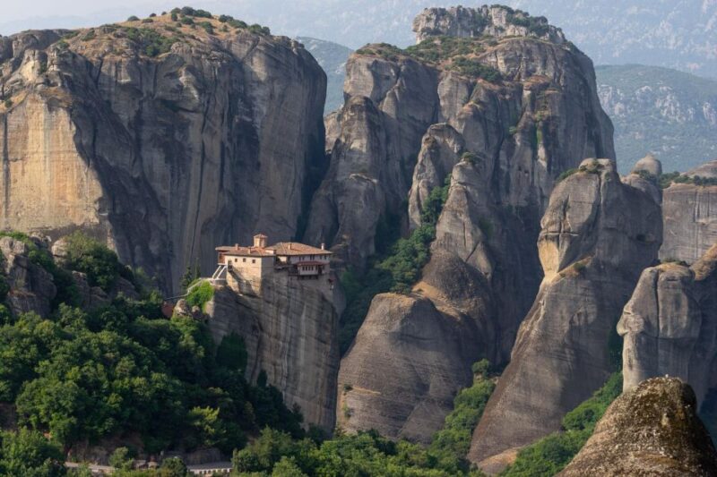 From Thessaloniki: Train Trip to Meteora & Monastery Tour - Key Points