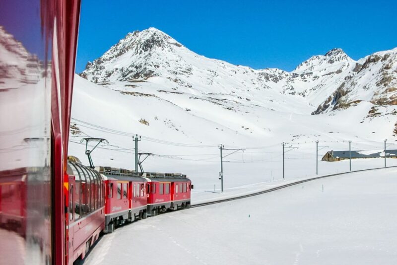From Tirano: Bernina Train Ticket With Winery Tasting - Onboard Amenities and Facilities
