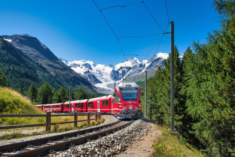 From Tirano: Bernina Train Ticket With Winery Tasting - Enjoying First and Second-Class Carriages