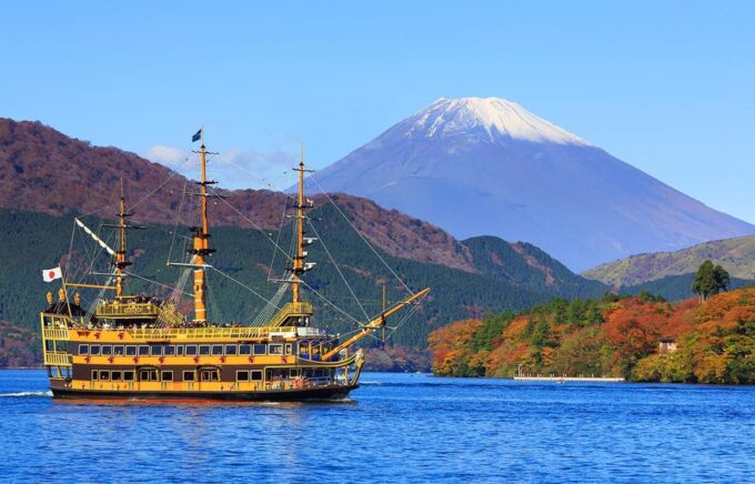 From Tokyo: Mount Fuji Hakone, Lake Ashi, Ropeway 1-Day Tour - Hakone Pirate Ship Cruise